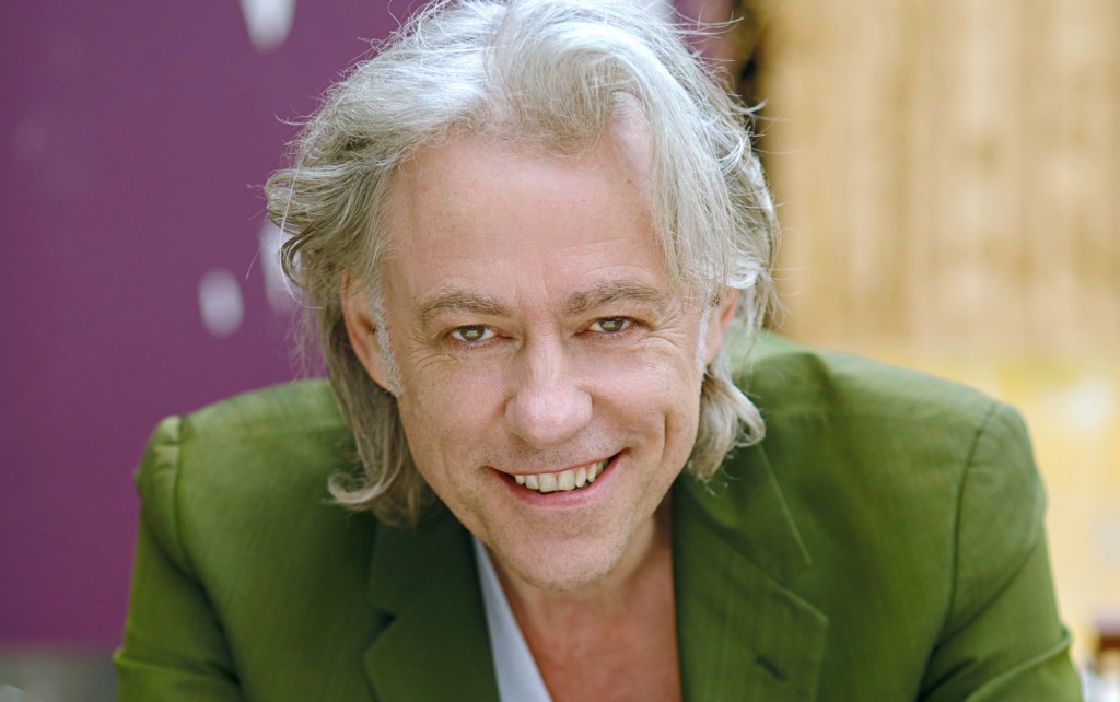 Bob Geldof, press session