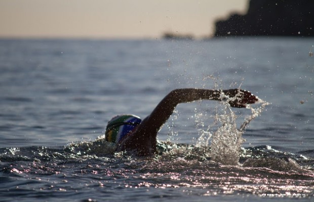 Carina Bruwer first woman to cross Nelson Mandela Bay in gruelling and extreme solo charity swim