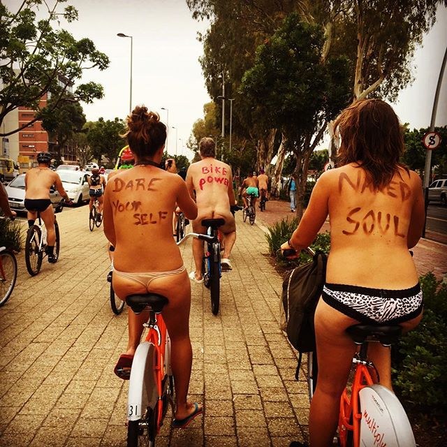 Cape Town naked cyclists pedal for a cleaner, body-positive world