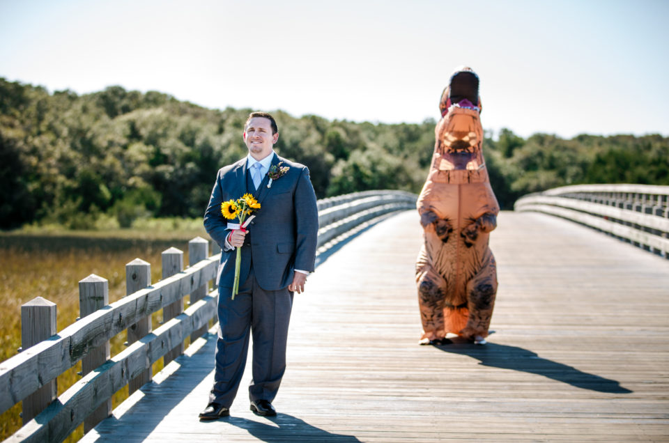 Bride Groom T-Rex