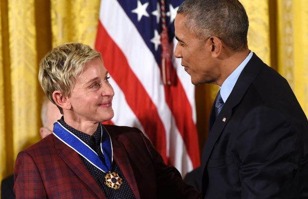 ellen degeneres and obama