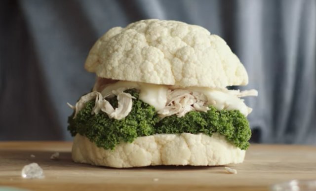 KFC clean eating burger
