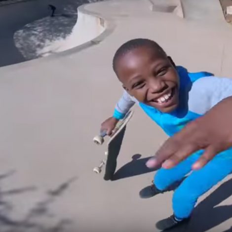 Skateboarding
