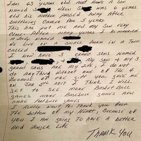 kidney Transplant Letter