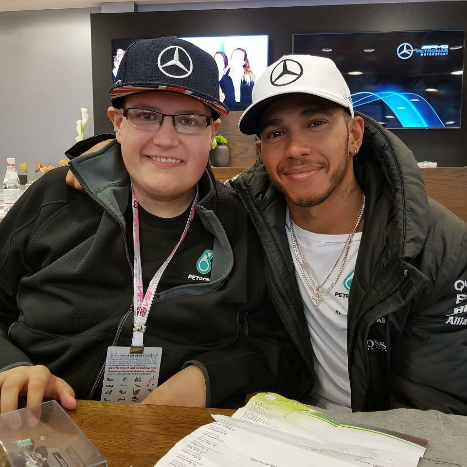 Lewis Hamilton Klaas Reach for a Dream 