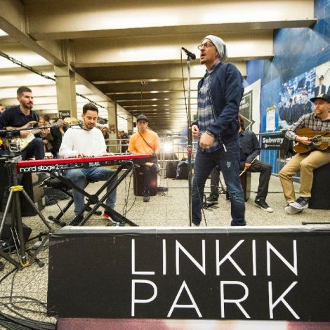 Linkin Park Pop Up Performance