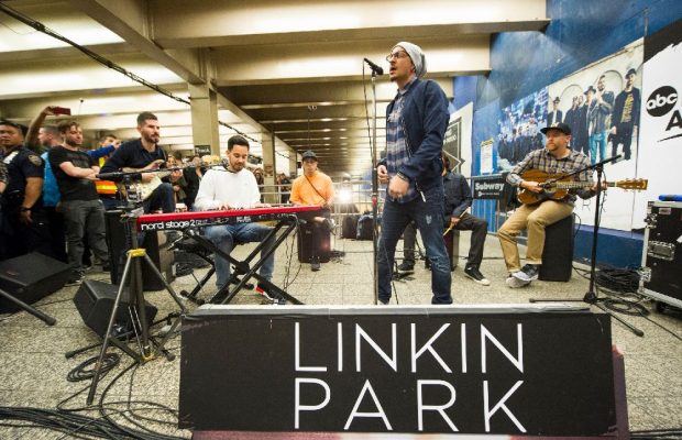 Linkin Park Pop Up Performance