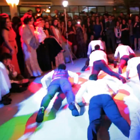 groom bride dance off