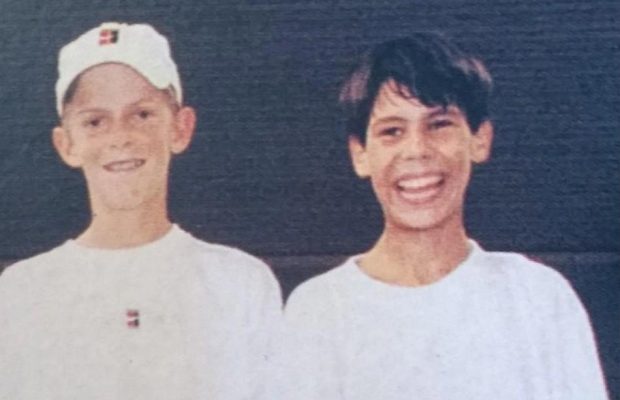 Kevin Anderson and Rafael Nadal
