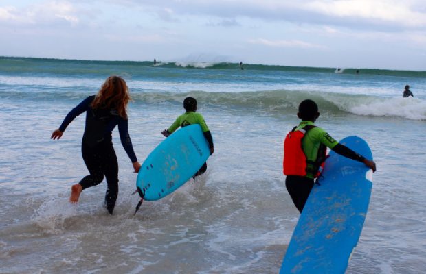 underprivileged kids surf school