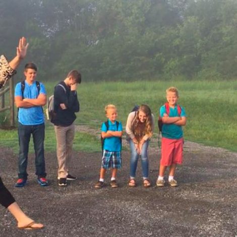 Mom's first day at school... the reality of our kids growing up.