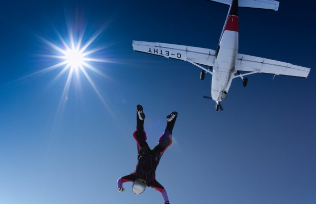 George Sax SkyDiving Record