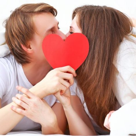 Valentine's love kiss