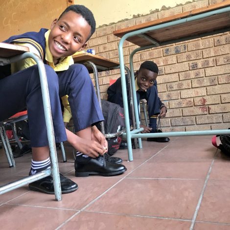 Krush Goodness - New shoes bring new hope to South Africans in need! School Shoes