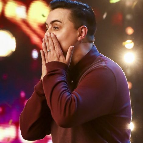 Britain’s Got Talent contestant used his moment to honour his wife’s battle with cancer.
