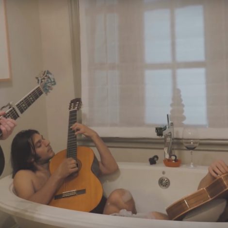 A group of naked guys in a bathroom singing 'Hey Ya' by Outkast are going viral!