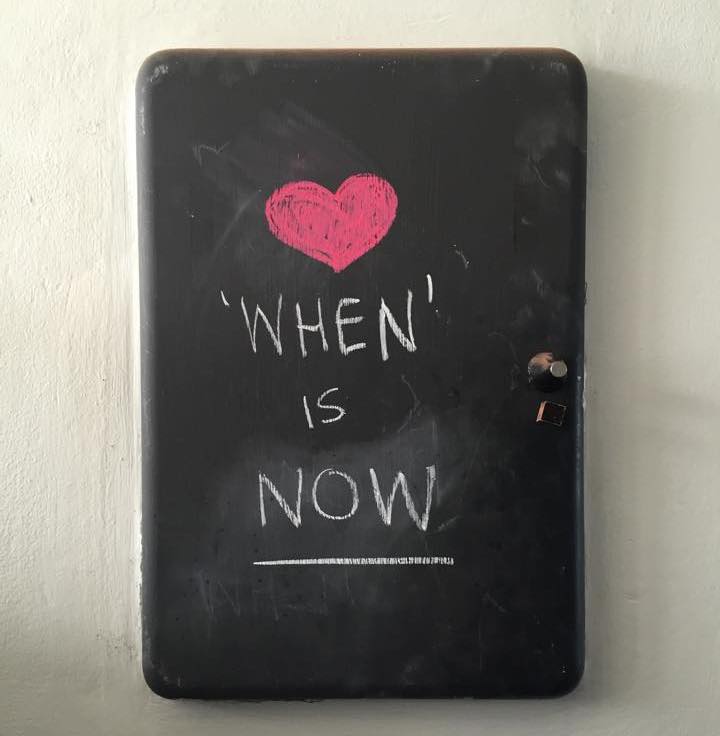 When is now! A moment of truth from an inspirational Cancer survivor.