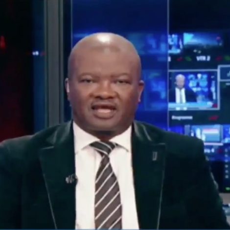 Bantu Holomisa etv teleprompter funny live TV
