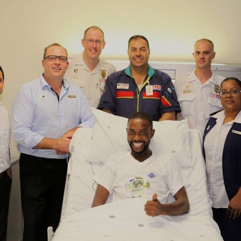 Paramedic vows to ‘pay it forward’ after life-saving intervention