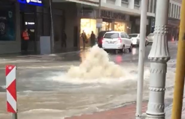 Cape Town Storm Water Over Flowing