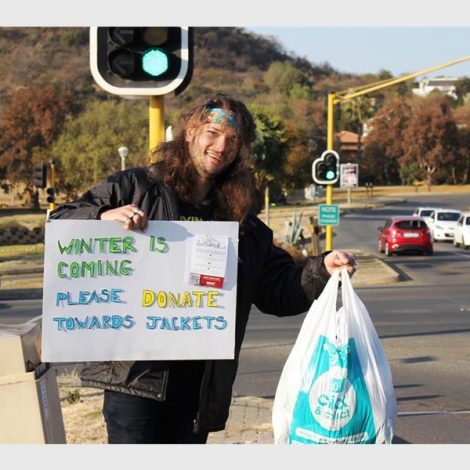 A group of young adults braved chilly mornings to collect R70k in aid for the winter