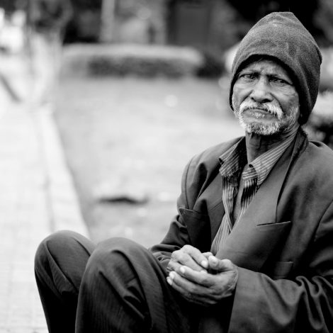 begging homeless