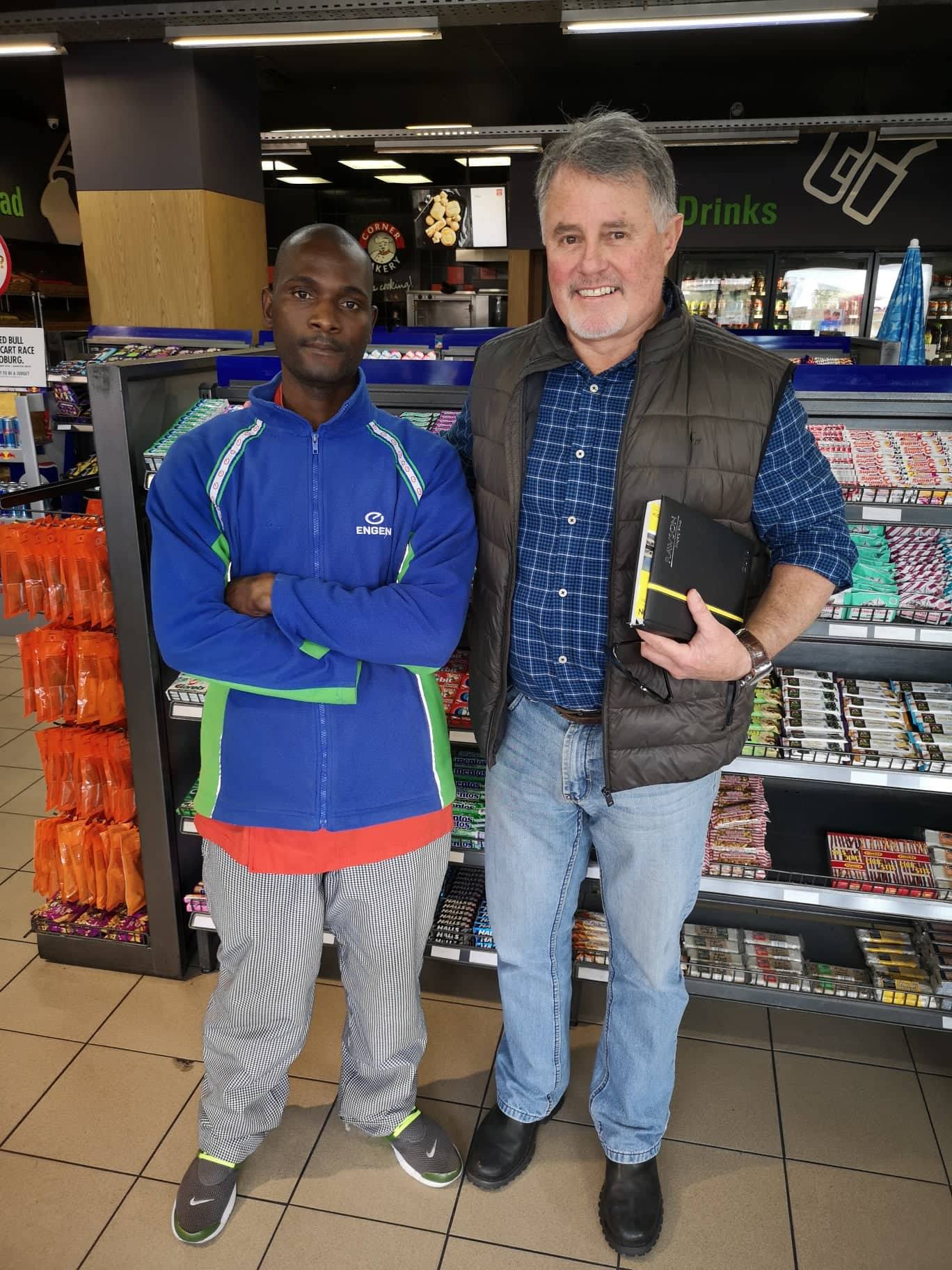 Faith in humanity restored: Hero comes to the rescue of an elderly woman being attacked.