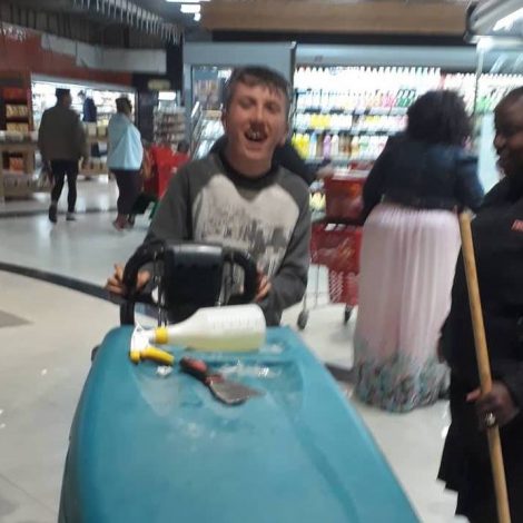 A local store spends every evening celebrating a differently-abled resident