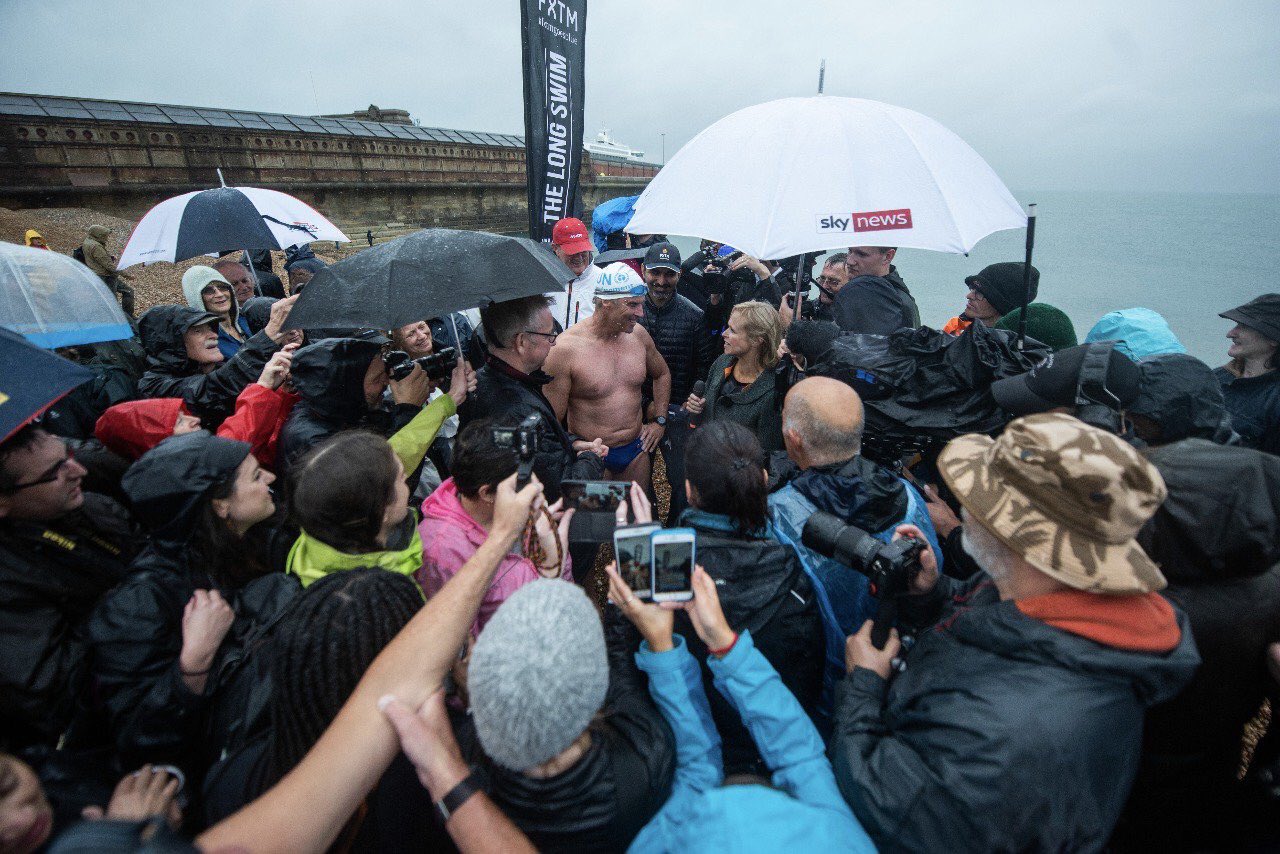 Endurance swimmer and University of Cape Town professor, Lewis Pugh