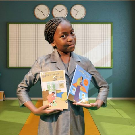 11-year-old author inspires children with a book she secretly wrote when she was 7!