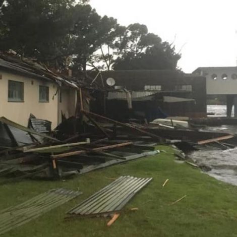 Community rally together to rebuild a Rowing Club after severe storms! Germiston High School Rowing Club