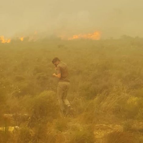 Local high school student hailed a hero after risking his life to save other during the Betties Bay fires