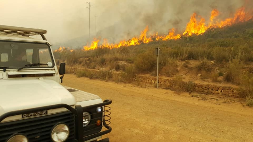 Local high school student hailed a hero after risking his life to save other during the Betties Bay fires