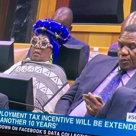 Watch: South African hilariously explains "that" outfit SONA 2019