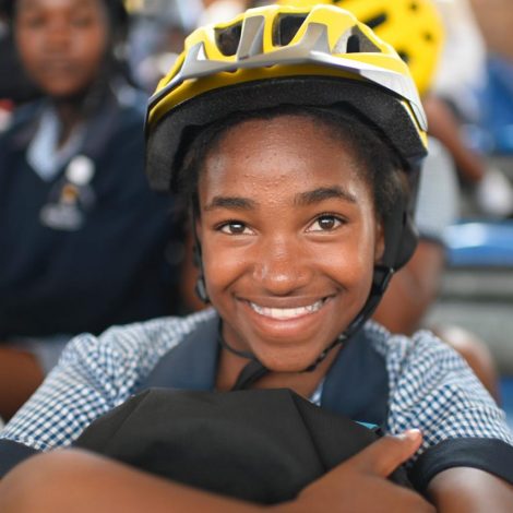 First new bikeday for 2019 almost 400 bicycles for schoolchildren and community volunteers