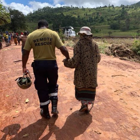 A senior woman has been rescued after being stranded next to a river for seven days!