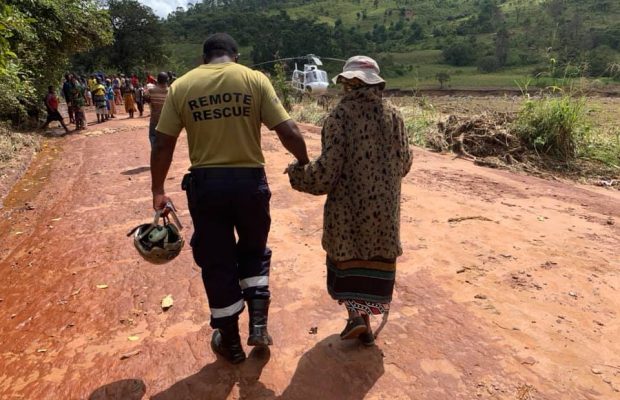 A senior woman has been rescued after being stranded next to a river for seven days!