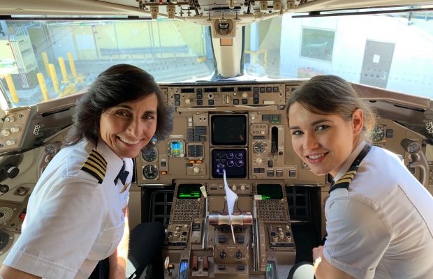 Mother and Daughter flight crew go viral for all the right reasons.