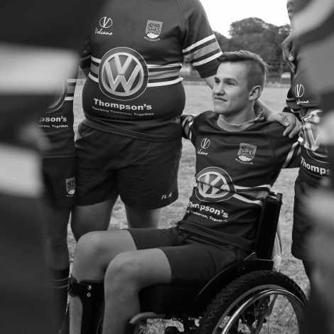 Must Watch: Emotional moment when young rugby player with a "spinal cord injury" walks again!