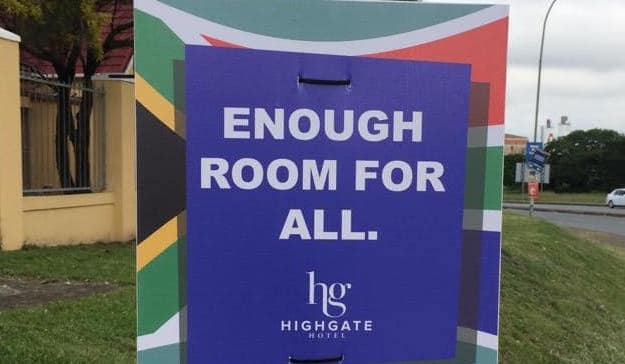 East London Hotel wants your vote in the next election!