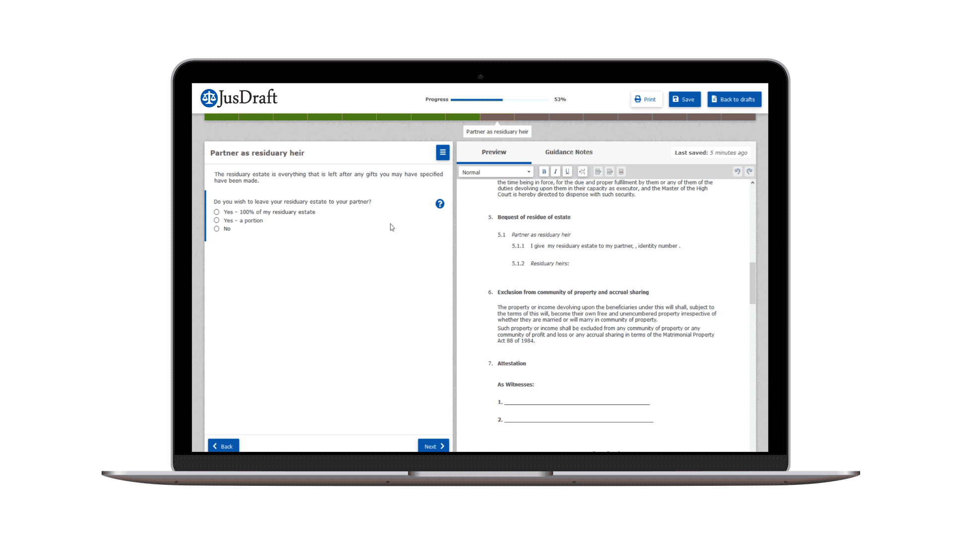 JusDraft, a free online legal document drafting tool for NPO's launches