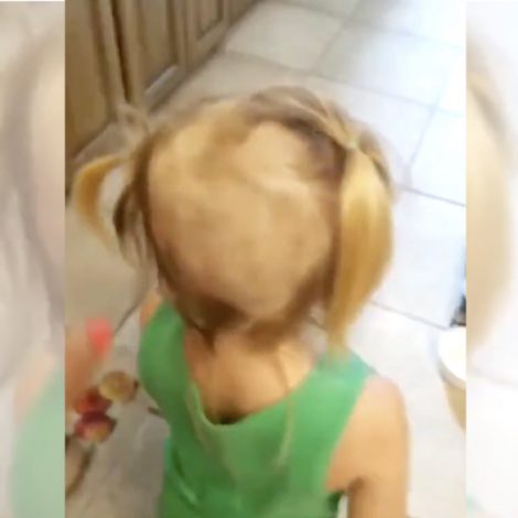 Must Watch: Mom reacts to kids who found (and used) electric shaver!