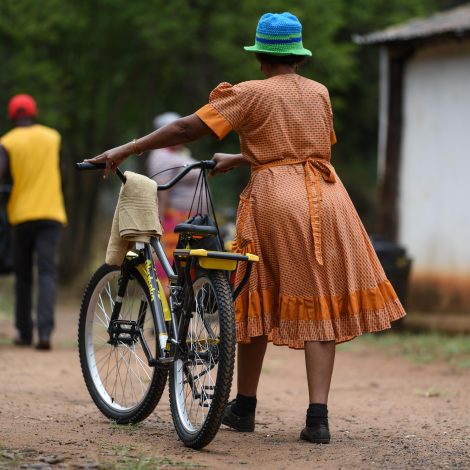 Qhubeka distributes another 228 bicycles to people who have worked to earn them!