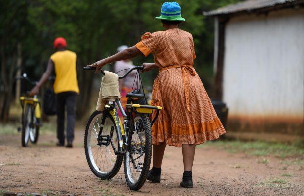Qhubeka distributes another 228 bicycles to people who have worked to earn them!