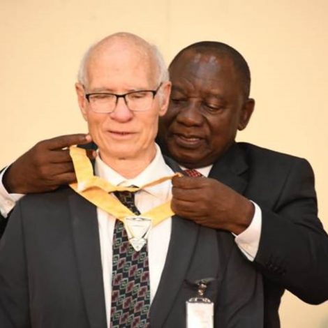Tony Trew honoured for his life of service for South Africa