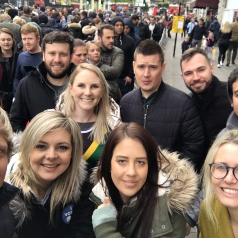 South Africans in London take to the voting polls!