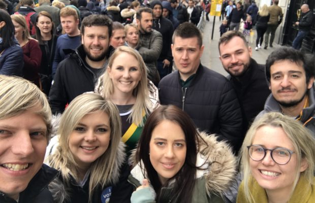 South Africans in London take to the voting polls!