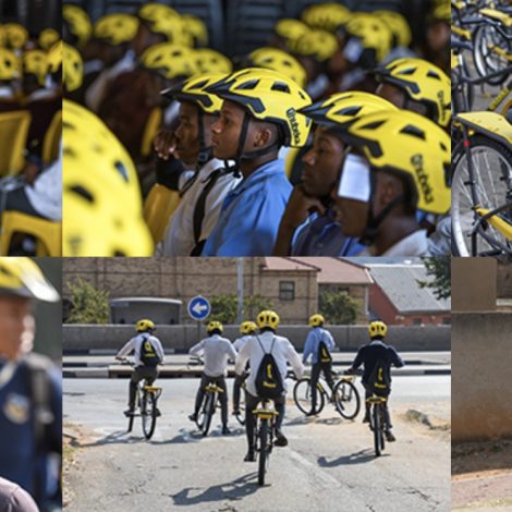 1050 Bicycles distributed in Gauteng with City of Joburg this May