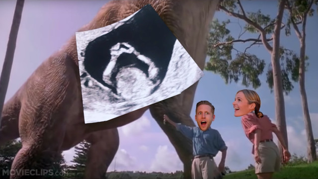Watch: Jurassic Park pregnancy announcement is so bad, it's good!