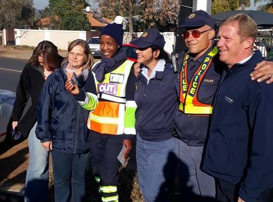 OUTsurance Pointswoman celebrated by SAPS and community! Margaret Maela 1